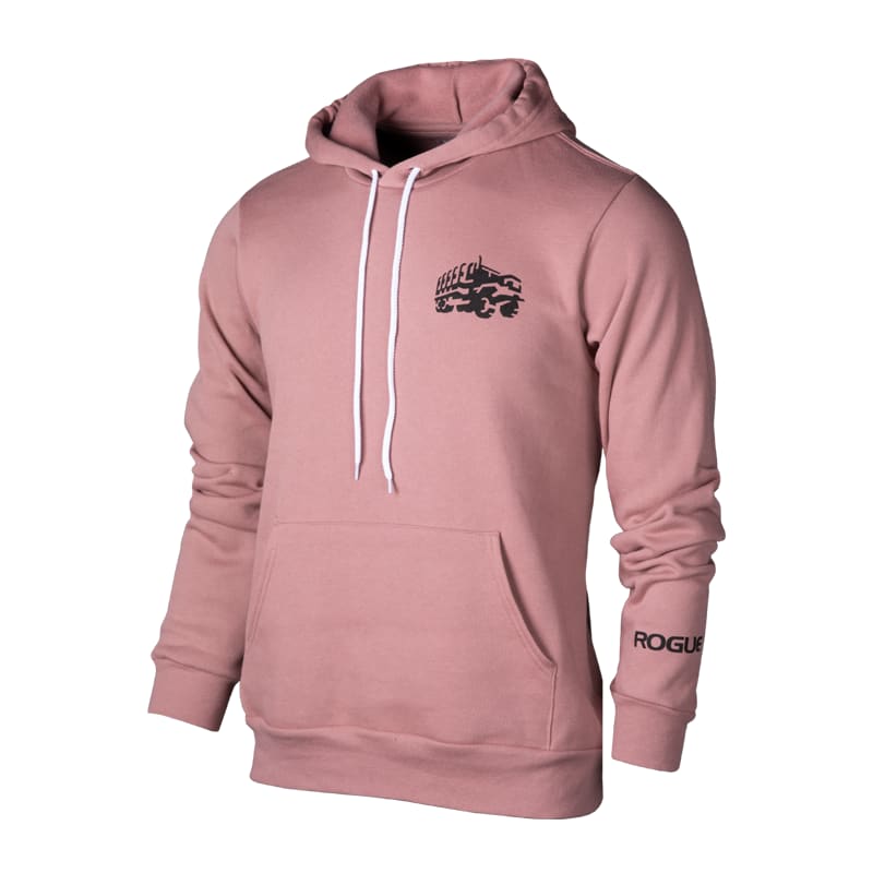 Rogue Deuce Midweight Hoodie - Mauve / Black | Rogue Fitness